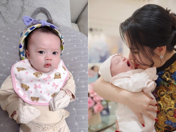Sao Việt 24h: Con gái HH Phương Lê - NSƯT Vũ Luân 1 tháng tuổi đã có biểu cảm linh hoạt, ánh mắt ngạc nhiên siêu cưng