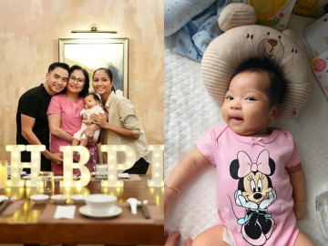 Sao Việt 24h: H’Hen Niê bế con gái đến mừng sinh nhật bà nội, bố chồng nàng hậu cúi người tặng hoa cho vợ cực "tình"