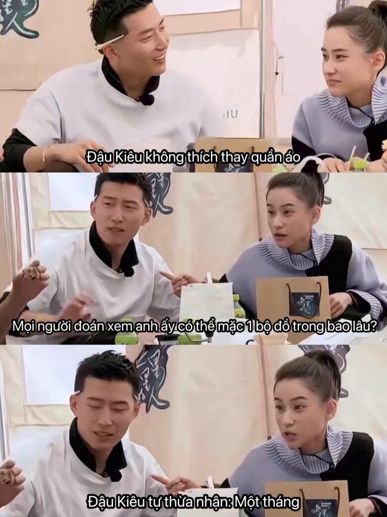 Nam diễn viên tự thừa nhận có thể 1 tháng liền không thay đồ, khiến cả trường quay cạn lời.