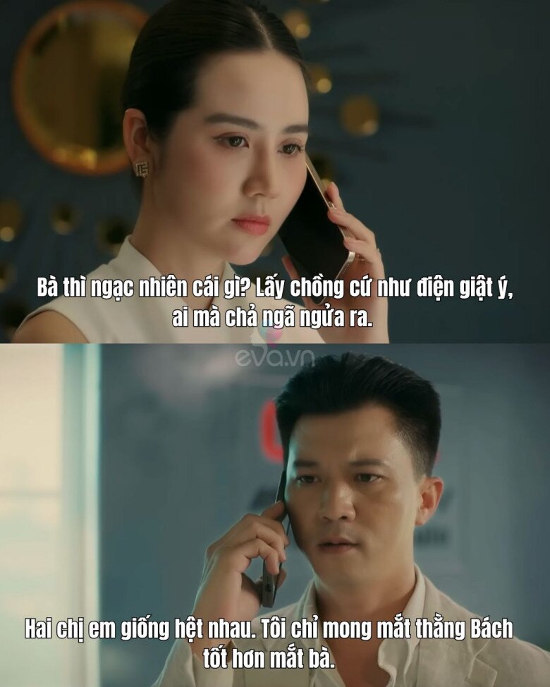 Đang nói chuyện em trai Ngân sắp kết hôn, Viễn tiện thể nhắc khịa Ngân năm xưa cũng đột ngột lấy chồng.