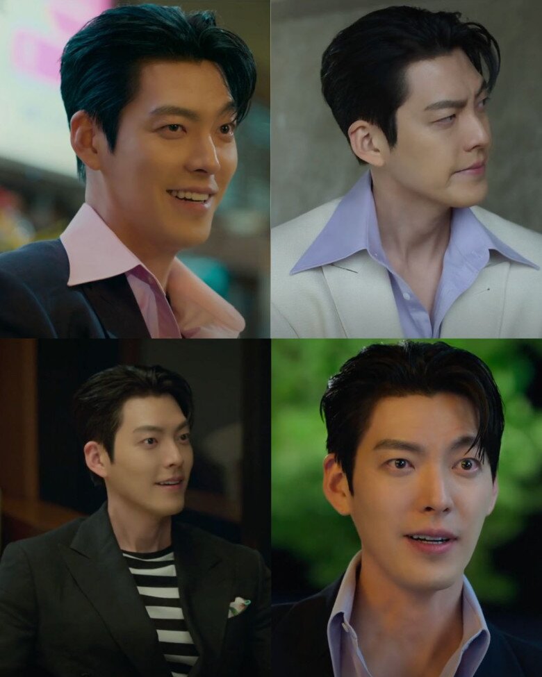 Lúc đầu, Kim Woo Bin thường khoác lên những bộ suit sang trọng, gợi lên cảm giác xa cách, lạnh lùng.