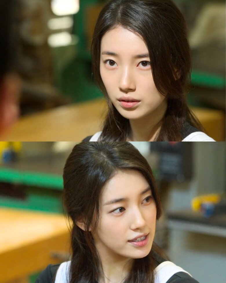 Khía cạnh giản dị của Ka Young ở phân cảnh làm mộc.