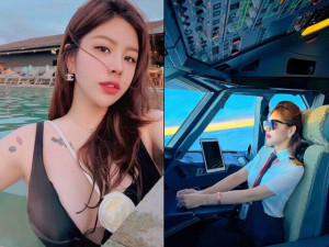 Mẹ đơn thân là cơ phó đẹp nhất nhì Việt Nam, vừa chăm con vừa lấy bằng phi công Mỹ, 40 tuổi trẻ như bạn của con