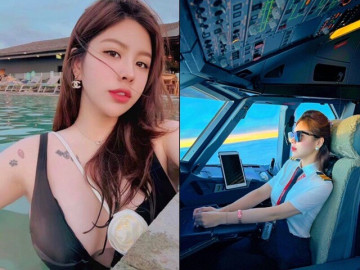 Mẹ đơn thân là cơ phó đẹp nhất nhì Việt Nam, vừa chăm con vừa lấy bằng phi công Mỹ, 40 tuổi trẻ như bạn của con