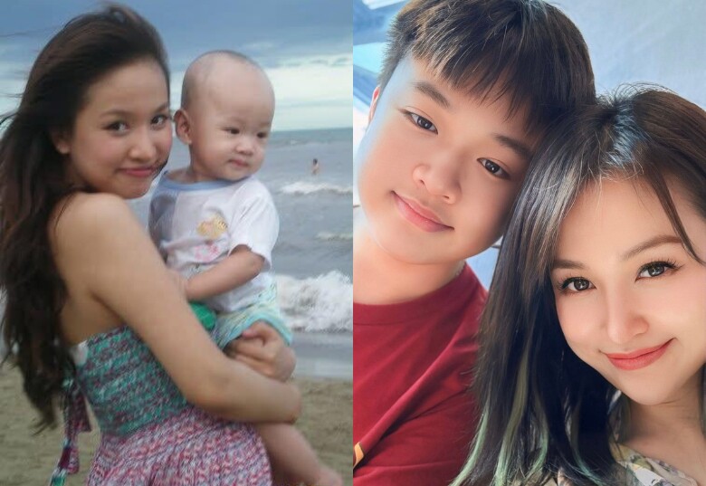 Vân Hugo được khen như chị em của con trai 15 tuổi.