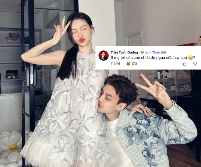 Phản ứng của hồng hài nhi khi nghe tin sắp làm bố lần 3.