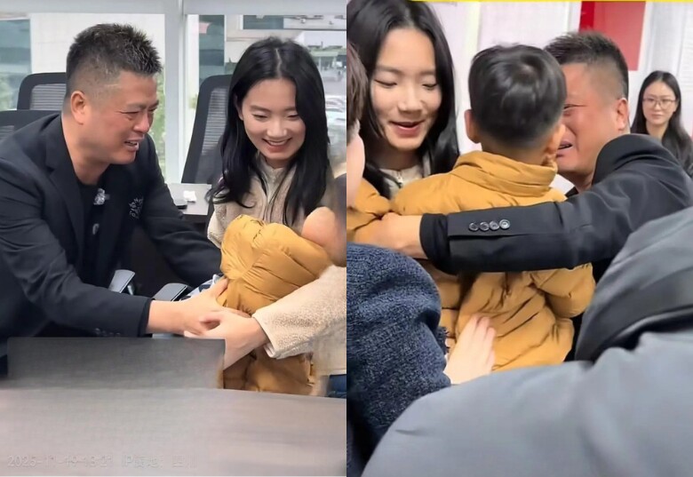 Người con thất lạc đã lập gia đình và có một cậu con trai 4 tuổi.