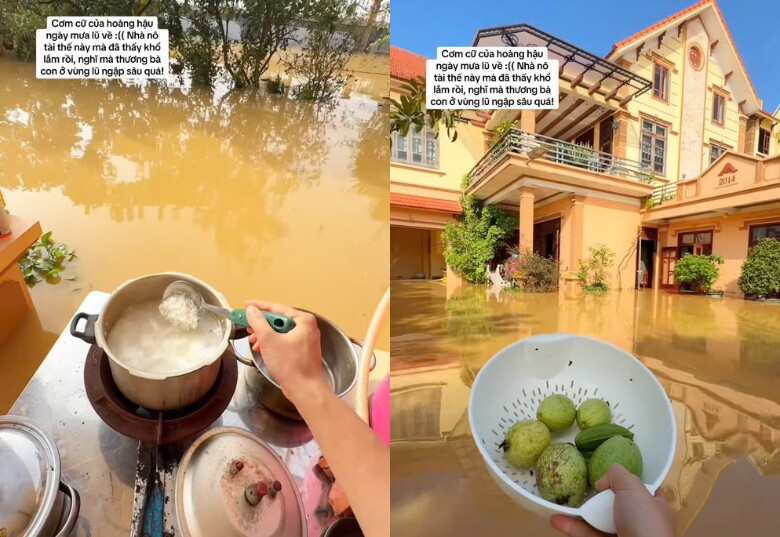 Chồng Bắc Ninh lội lũ nấu cơm cữ cho vợ, món nào món nấy ngon ngất ngây, nhan sắc amp;#34;nóc nhàamp;#34; mới gây bất ngờ - 3