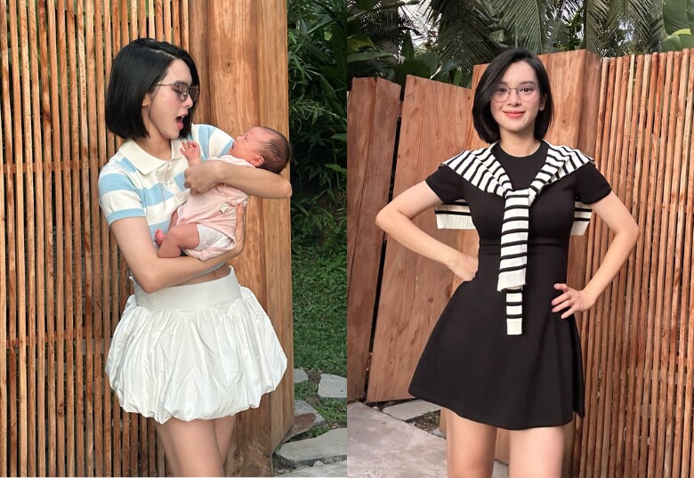 Mẹ hai con công khai đã trùng tu vòng 1, sắc vóc hiện tại hoàn hảo từng centimet.