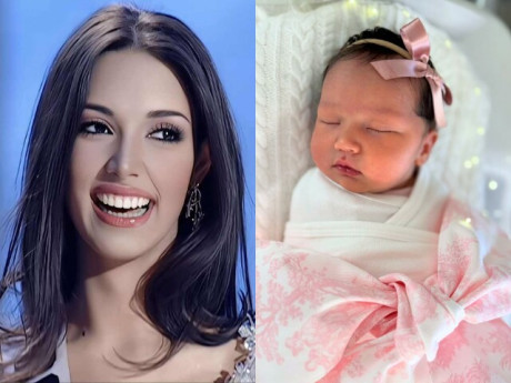 Hoa hậu Hoàn vũ đẹp nhất lịch sử thông báo sinh con thứ 6 với chồng cầu thủ, bé nào visual cũng đỉnh chóp