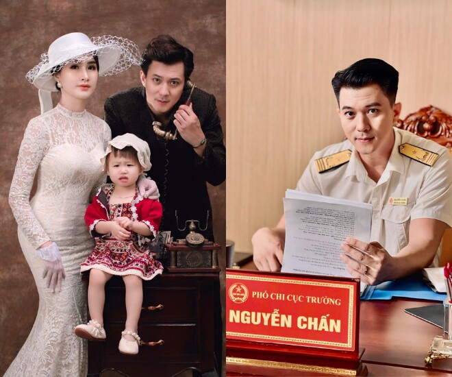 Diễn viên Hà Việt Dũng viên mãn bên vợ đẹp con ngoan.