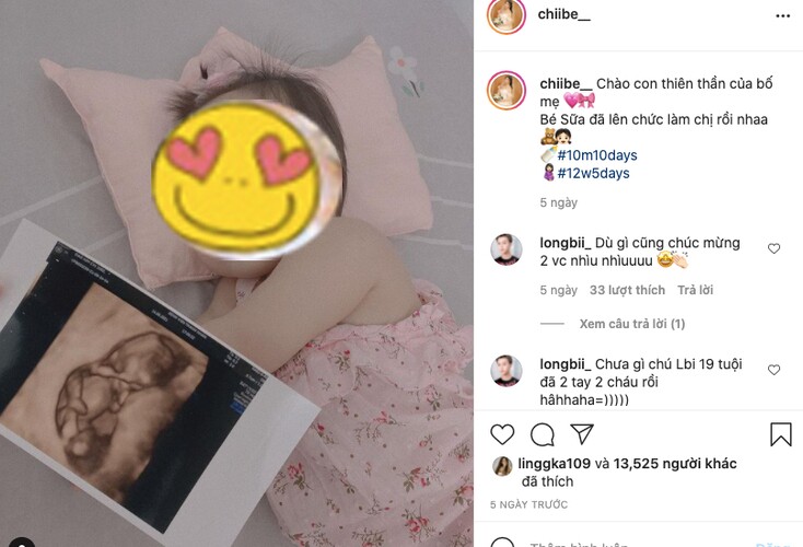 10X thông báo bầu con thứ 2 năm 19 tuổi.