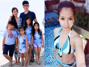 Hot girl đẻ liền tù tì 5 con với "ông hoàng miền Tây", mang bầu nhà có 5 giúp việc, biệt thự trải dài từ Việt Nam sang Mỹ