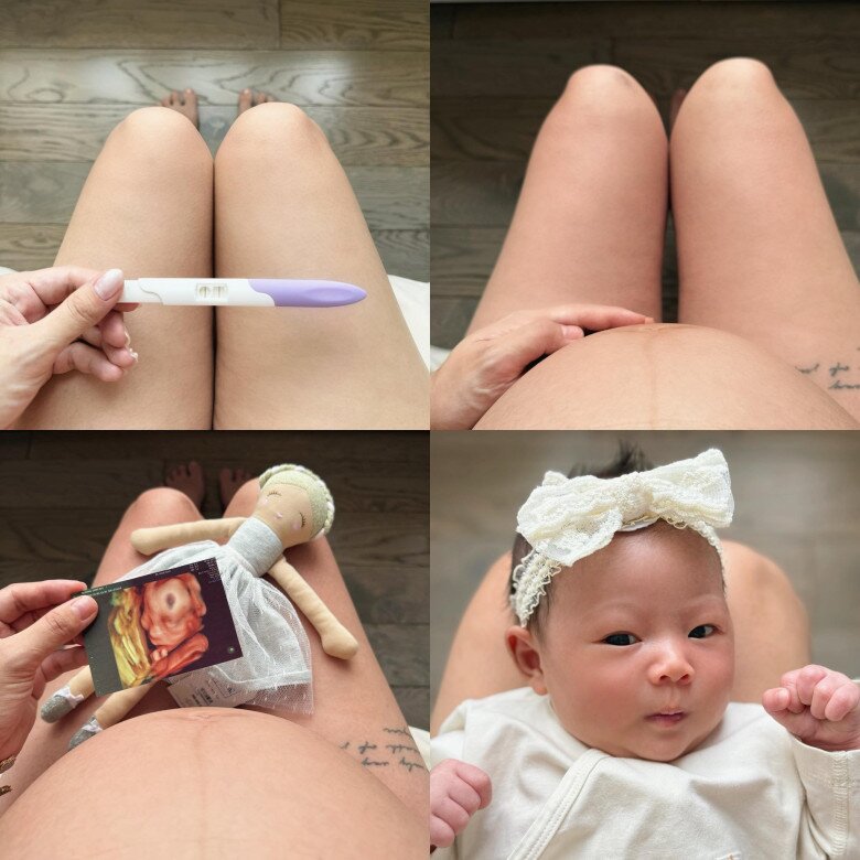 Yumi Dương ghi lại kỷ niệm 9 tháng 10 ngày háo hức chào đón con gái thứ 2.