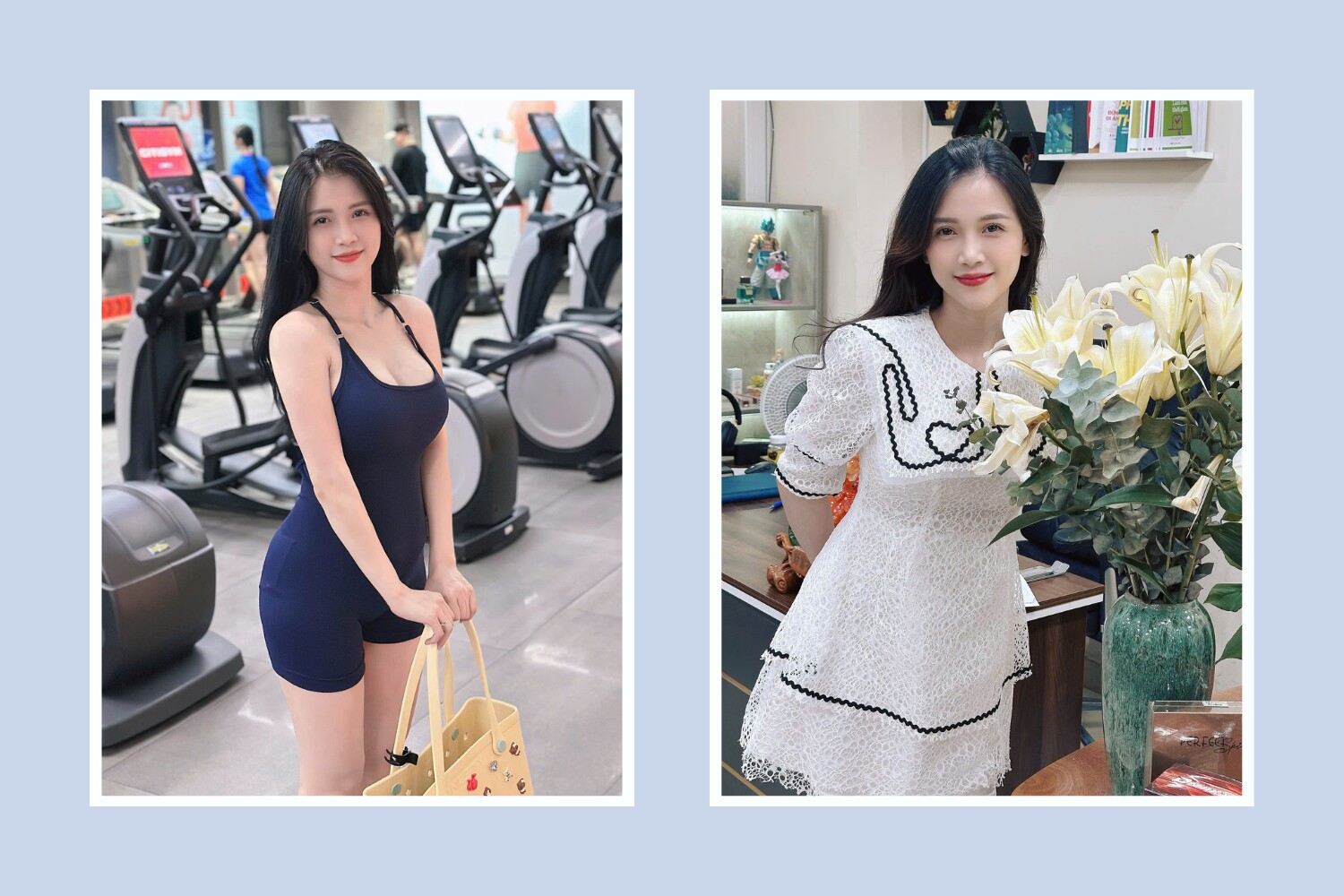 Chị Ngọc về dáng rạng rỡ sau hai lần sinh nở.