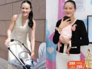 Bà bầu - Tuyết Lan tươi tắn bế con đi khám hậu sản, ái nữ mới 1 tháng tuổi đã được sở hữu chiếc thẻ quyền lực