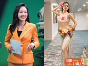 Bà bầu - BTV thời tiết trẻ nhất VTV bế bụng bầu 5 tháng lên dẫn bảng tin trực tiếp, qua 2 lần sinh nở dáng vẫn nuột phát mê