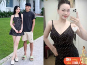 Bà bầu - Con mới đầy tháng, vợ hot girl của cầu thủ Hồ Văn Cường khoe eo phẳng lỳ nhờ giảm 16kg, được khen như chưa từng sinh nở