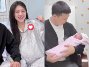 Bà bầu - Hot girl 10X Phú Thọ thông báo hạ sinh con đầu lòng, visual đi đẻ xinh chấn động, "rắn con" mới chào đời đã được tặng vàng