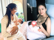 Bà bầu - Dàn mẹ bỉm nổi tiếng Vbiz và nỗi lo sữa mẹ sau sinh: Người nhập viện cấp cứu, người đau điếng vì vòng 1 căng cứng