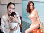 Bà xã NSƯT Vũ Luân lộ diện sau 2 tuần sinh con, nhan sắc trẻ đẹp, da dẻ mướt mịn đúng chuẩn hoa hậu một thời