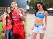 Bà bầu - Sinh con với hot boy tuyển Việt Nam, gái xinh 10X về dáng đẹp mòn con mắt, thi đỗ thạc sĩ sau sinh