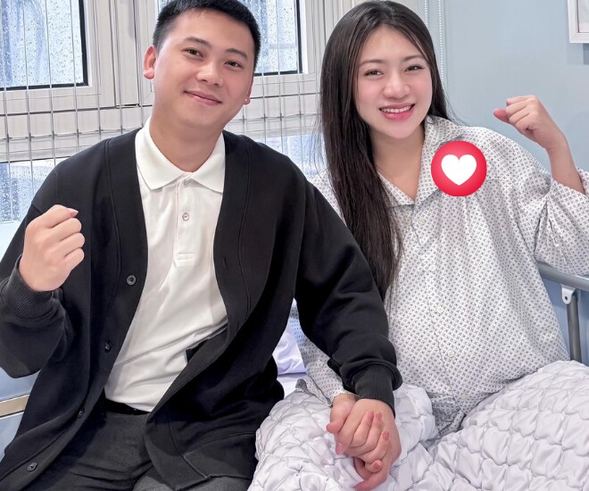 Nàng thơ phim Việt sinh con đầu lòng ở tuổi 24 vào tháng 11 vừa qua.