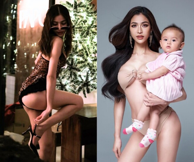 Mẹ một con Phailin Wongsa tung ảnh nóng bỏng mắt đón Giáng sinh.