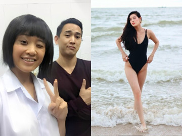 Cô bé niềng răng đen nhẻm selfie cùng nam thần Hứa Vĩ Văn dậy thì "lột xác" thành Hoa hậu, liên tục lộ dấu hiệu bầu bí
