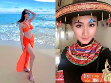 Hot girl dân tộc Thái lấy chồng là   Phó cục trưởng điển trai nhất sóng VTV  , sau sinh tự tin mặc hở khoe dáng nuột
