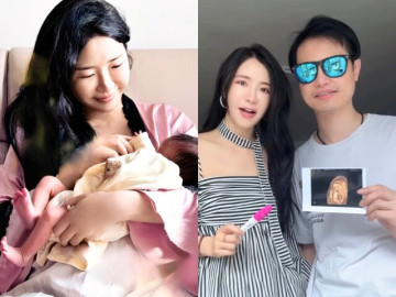 Nữ MC xinh đẹp rời đài quốc gia thông báo hạ sinh con đầu lòng, khoe cảnh cho con bú với visual cực phẩm