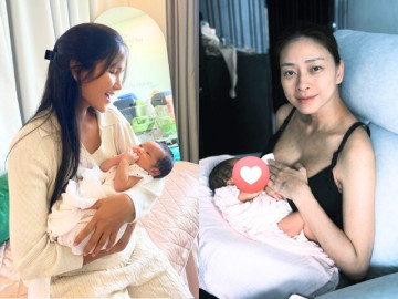 Dàn mẹ bỉm nổi tiếng Vbiz và nỗi lo sữa mẹ sau sinh: Người nhập viện cấp cứu, người đau điếng vì vòng 1 căng cứng