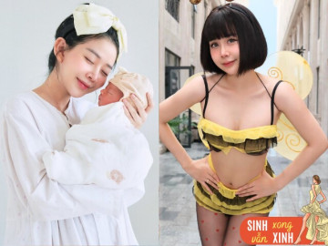 Sinh con sau đám cưới dát vàng, nữ thần phim học đường Việt gây choáng với body nảy nở tôn vòng 1 căng tràn