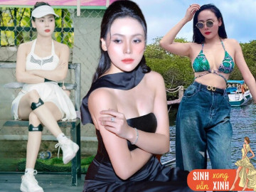 "Người tình" mang bầu được Việt Anh công khai xoa bụng ngọt lịm, đẻ xong diện thiếu vải để lộ điểm quyến rũ mê hoặc