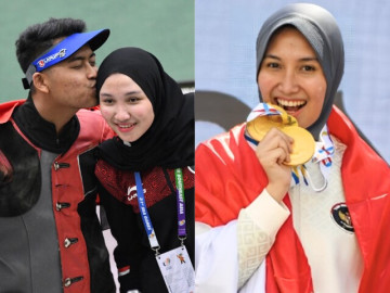 Bà bầu - Cô gái bế bụng bầu giành huy chương vàng SEA Games, chồng cũng là VĐV chuyên nghiệp lại vô cùng điển trai