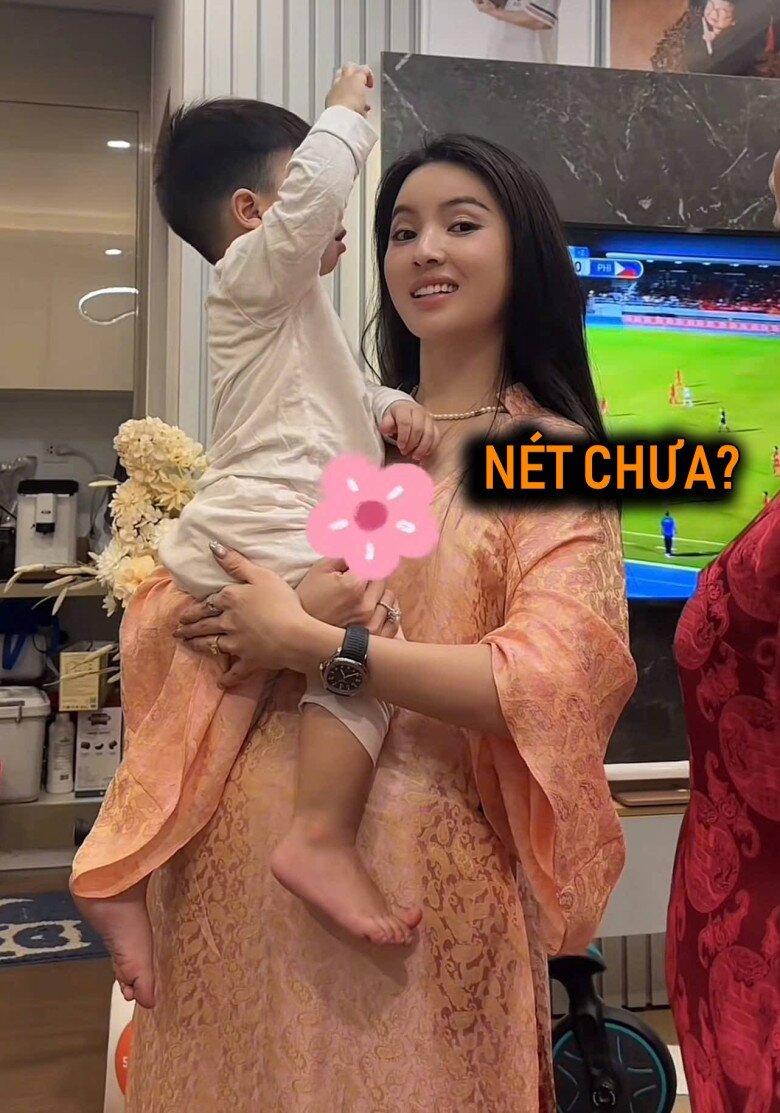 Bị con đánh, vợ đại gia của Quang Hải lập tức amp;#34;tátamp;#34; lại, thái độ của người phụ nữ bên cạnh gây chú ý - 5