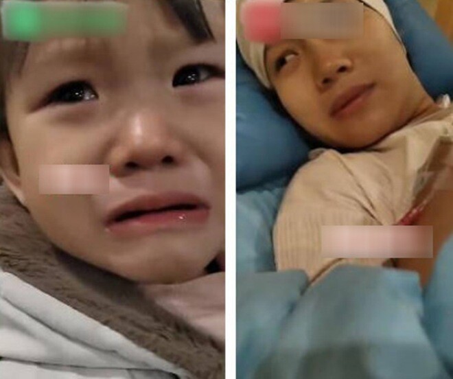 Bé gái 2 tuổi khóc suốt 40 phút khi thấy mẹ đau vì sinh em, hôn lên mặt mẹ rồi nói một câu khiến cả phòng nghẹn ngào - 2