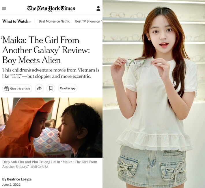 Bộ phim điện ảnh mà Chi Diệp Anh đóng chính được khen trên báo Mỹ.