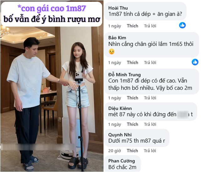 Bố làm vệ sĩ đứng canh vì con gái quá xinh đẹp mặc áo ngắn cũn livestream, ai cũng chỉ thắc mắc một điều - 7