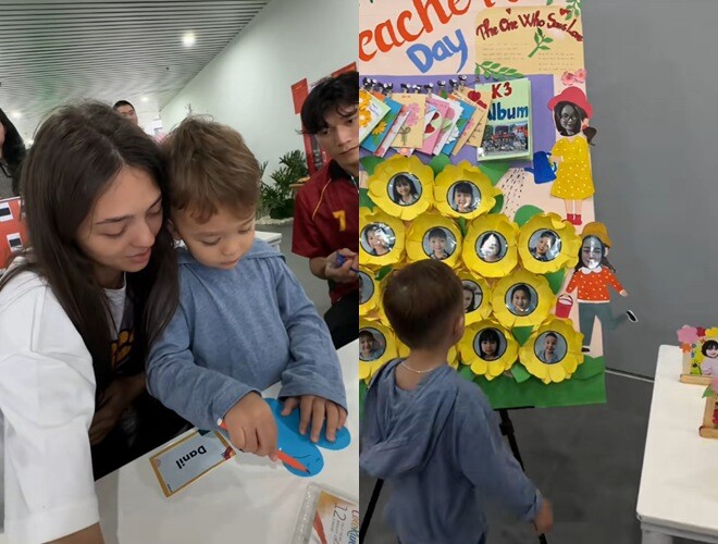 Cả hai cùng tham gia một sự kiện tại trường mới diễn ra.