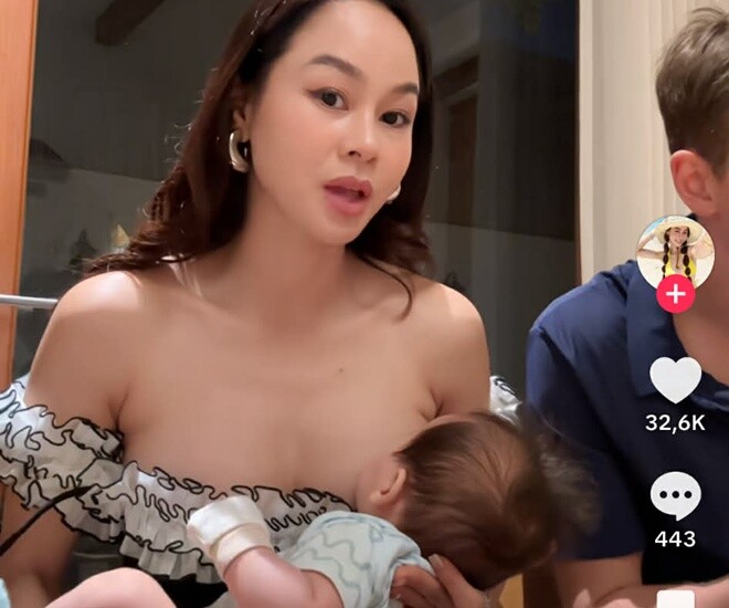 Gần 2 triệu lượt xem video mẹ bỉm được chồng Tây cưng chiều.