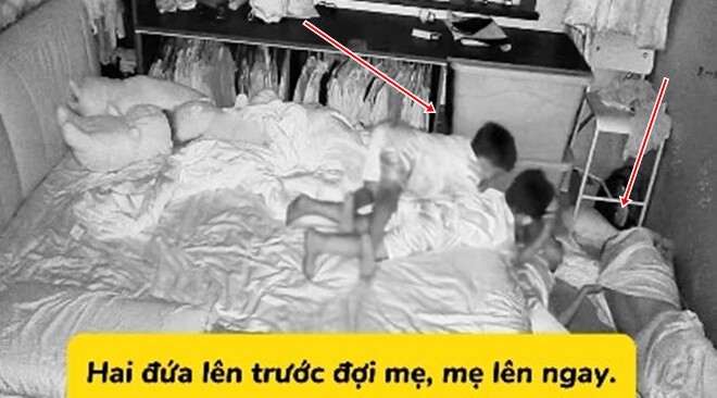 Đợi con ngủ say, cặp vợ chồng quay sang ôm nhau, đứa trẻ liền có hành động khiến ai cũng bật cười - 8