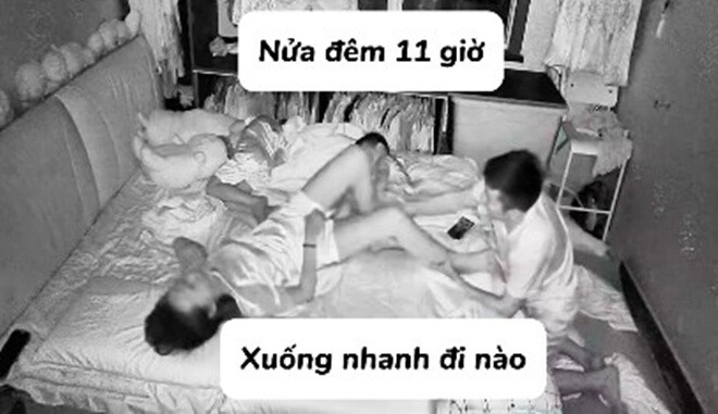 Đợi con ngủ say, cặp vợ chồng quay sang ôm nhau, đứa trẻ liền có hành động khiến ai cũng bật cười - 2