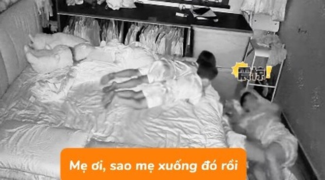 Đợi con ngủ say, cặp vợ chồng quay sang ôm nhau, đứa trẻ liền có hành động khiến ai cũng bật cười - 4