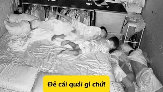 Đợi con ngủ say, cặp vợ chồng quay sang ôm nhau, đứa trẻ liền có hành động khiến ai cũng bật cười - 7