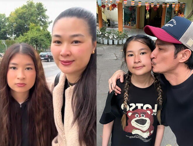 Con gái Huy Khánh đang định cư ở Phần Lan cùng mẹ, thỉnh thoảng mới về thăm bố.