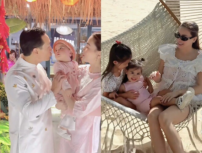 Lisa con gái Hồ Ngọc Hà chiều chuộng em gái lai Tây, cô nhóc có gia thế không vừa - 5