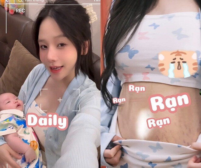 Hotgirl Hà Thành chăm con lộ dáng gợi cảm, nhiều người tấm tắc: Chồng quá may mắn! - 12
