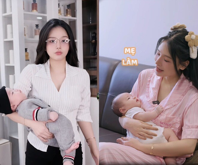 Hotgirl Hà Thành chăm con lộ dáng gợi cảm, nhiều người tấm tắc: Chồng quá may mắn! - 8