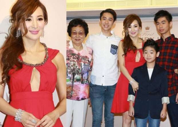 La Lâm và 3 con trai.